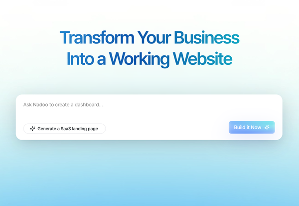 Build a Website with a Prompt? It Only Takes a Minute.