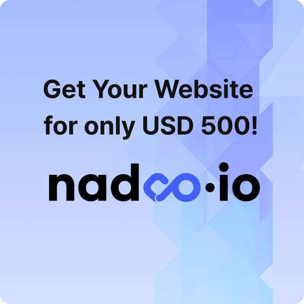 Create Your Website with Nadoo for only USD500!