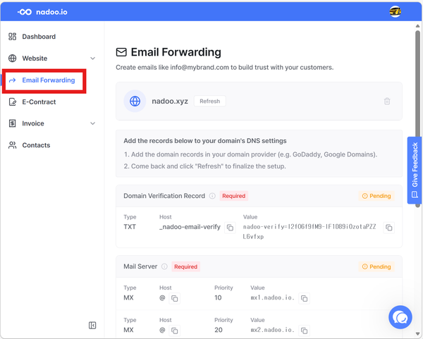 Level Up Your Business Credibility with Nadoo.io’s Email Forwarding